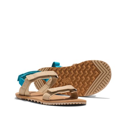 XERO SHOES D-Trail Irish Cream / Lake Blue | Dámské barefoot sandály