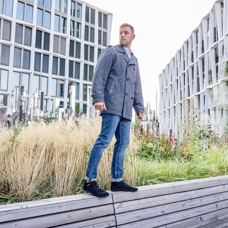 LEGUANO GALAXO Black | Zateplené barefoot bot