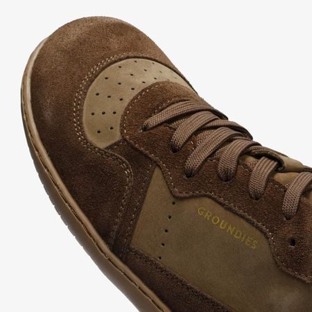 GROUNDIES® Nova GO1 Chocolate | Barefoot tenisky
