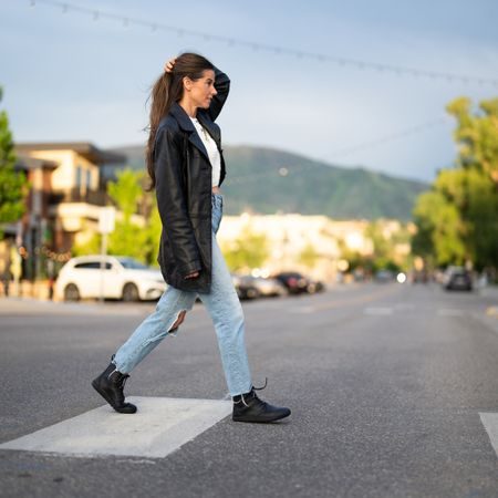 XERO SHOES BRECKENRIDGE Black | Dámské barefoot kotníkové boty