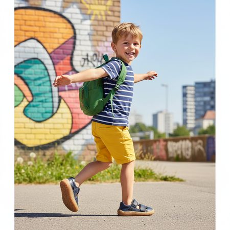 FRODDO SANDAL VELCRO II Dark Blue | Dětské barefoot sandály