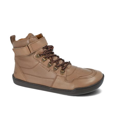 CRAVE GLASGOW 2.0 Brown | Kotníkové barefoot boty