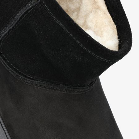 GROUNDIES COZY BOOT Low Black | Dámské barefoot válenky