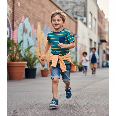 BOBUX SUMMIT Tidal Teal-Pink Diamond Multi | Dětské barefoot sandály