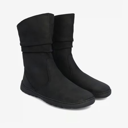 GROUNDIES® ODESSA GX2 Černé | Dámské zateplené barefoot kozačky