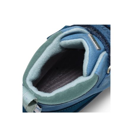 AFFENZAHN LOWBOOT LEATHER FRIENDY SHARK Blue | Dětské celoroční barefoot boty