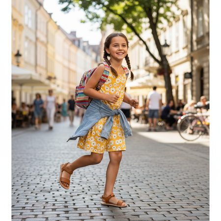 FRODDO SANDAL FLEXY LIA II Cognac | Barefoot sandály