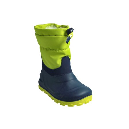 CRAVE SNOWSTORM Navy/Lime | Dětské zimní zateplené boty