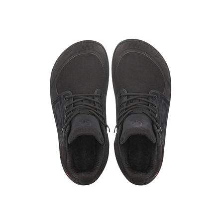 BE LENKA ZIMNÍ KOTNÍKOVÉ ArcticEdge - All Black | Zimní zateplené barefoot boty