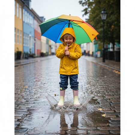 BUNDGAARD CHARLY HIGH Yellow | Dětské barefoot holínky