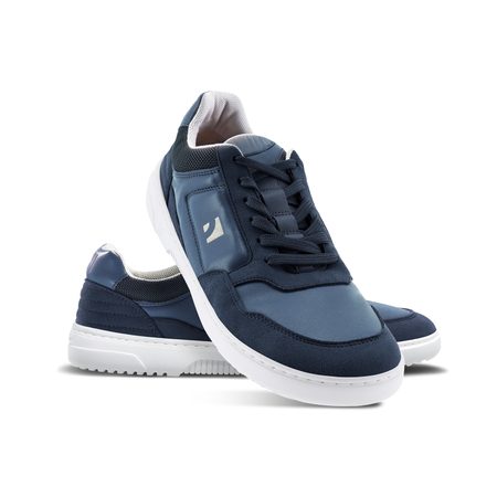 BAREBARICS BAREFOOT TENISKY Axiom Dark Blue & White 2