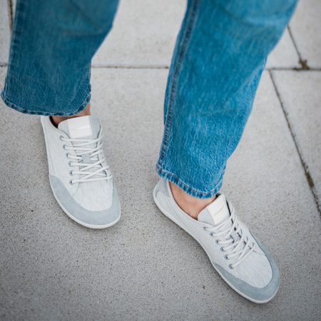 GROUNDIES AMSTERDAM Women Light Grey | Dámské barefoot tenisky