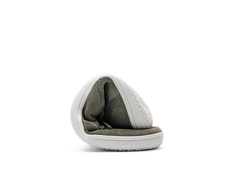 VIVOBAREFOOT RA SLIP ON L OLIVE GREEN LEATHER