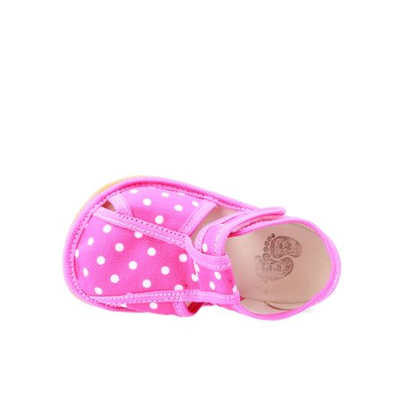 BABY BARE BAČKORY Pink Dot 6