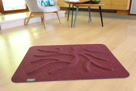 RootyRUG HOME Ripe Wine Red