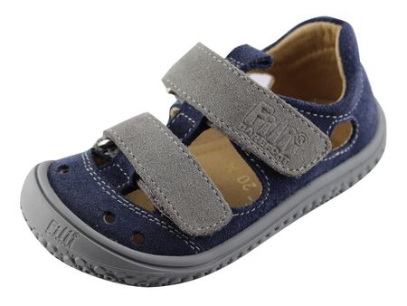 FILII KAIMAN VELCRO VELOURS Ocean/Grey M