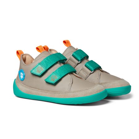 AFFENZAHN LEATHER SNEAKER BUDDY CRAB Grey Green 3