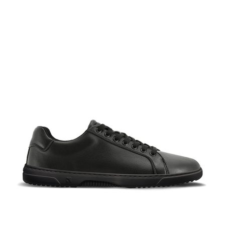 BAREBARICS BAREFOOT TENISKY ZOOM All Black Leather 1