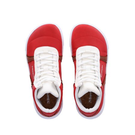 BAREBARICS BAREFOOT TENISKY HIFLY Red & White 5