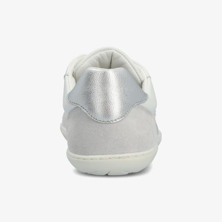 GROUNDIES NOVA GO1 WOMEN White Silver | Dámské barefoot tenisky