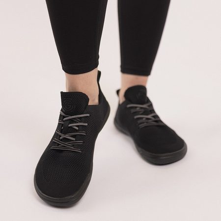 GROUNDIES ACTIVE KNIT Black | Barefoot sportovní tenisky