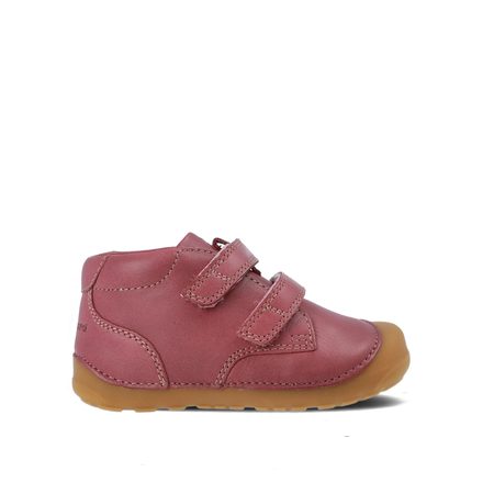 BUNDGAARD PETIT VELCRO Dark Rose WS | Dětské celoroční barefoot boty