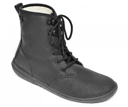 GOBI HI TOP L Eco Canvas Black