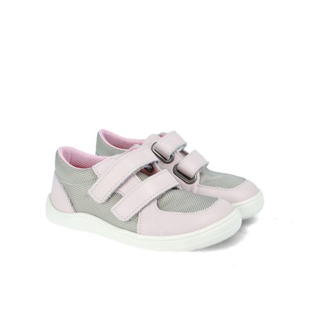 BABY BARE FEBO SNEAKERS Grey Pink | Dětské barefoot tenisky