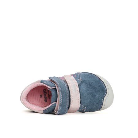 D.D.STEP C073-41805 PLÁTĚNÉ TENISKY Bermuda Blue | Dětské barefoot tenisky