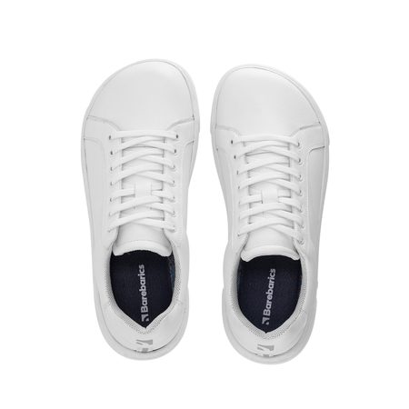 BAREBARICS BAREFOOT TENISKY ZOOM All White Leather 5