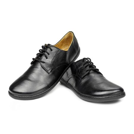 PEAQ Nappa Black Derby