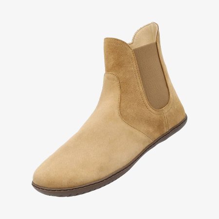 GROUNDIES CAMDEN MID Beige| Chelsea zateplené barefoot boty 7