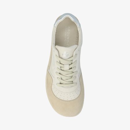 GROUNDIES NOVA GS WOMEN Beige Silver | Dámské barefoot tenisky