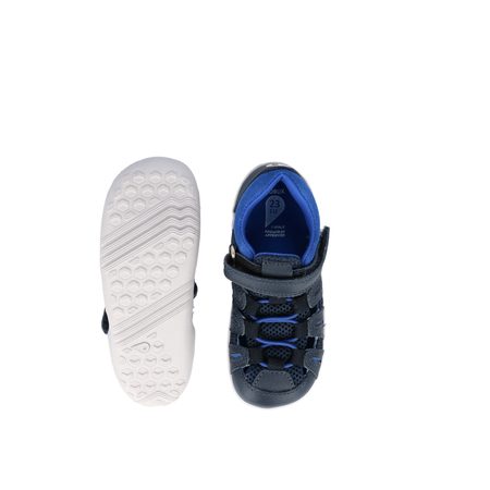 BOBUX SUMMIT Navy + Snorkel Blue | Dětské barefoot sandály