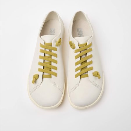 CAMPER SELLA HOUSTON TENISKY Creme/Mustard laces 3