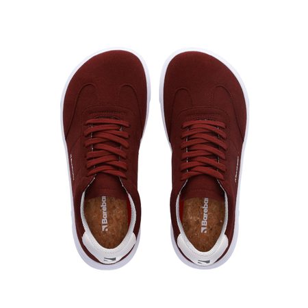 BAREBARICS BAREFOOT TENISKY PULSAR Maroon & White  4