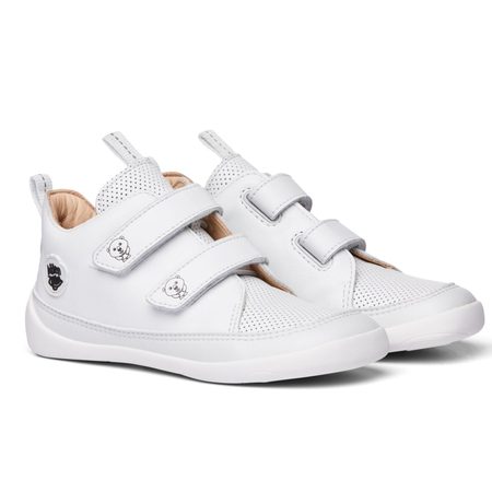 AFFENZAHN LEATHER SNEAKER POLAR BEAR Triple White