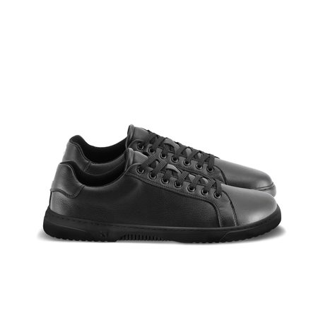 BAREBARICS BAREFOOT TENISKY ZOOM All Black Leather 4