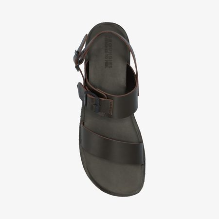 GROUNDIES KOS Dark Brown | Pánské barefoot sandály