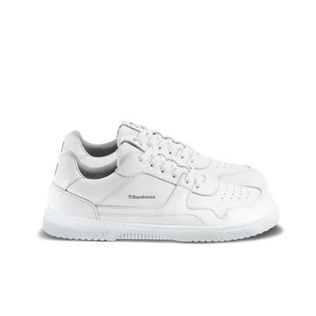 BAREBARICS BAREFOOT TENISKY ZING All White Leather 4