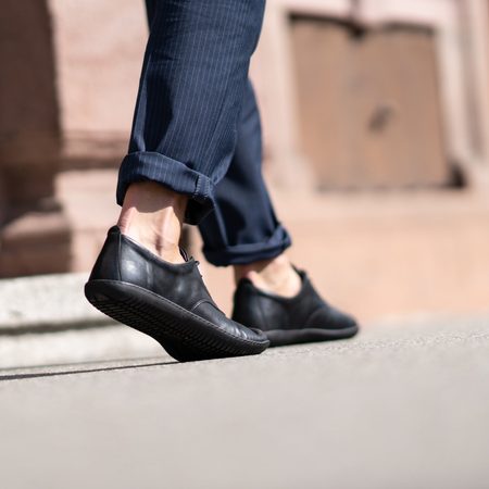 GROUNDIES Palermo Men Barefoot+ Black| Barefoot polobotky