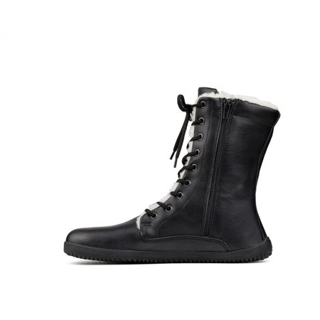 AHINSA SHOES JAYA BARE WINTER Black na zip 6