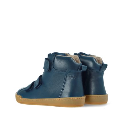 CRAVE SNOWFIELD Dark Blue | Dětské zimní zateplené barefoot boty 3