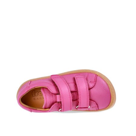 FRODDO TENISKY LEATHER D-VELCRO Fuxia 2