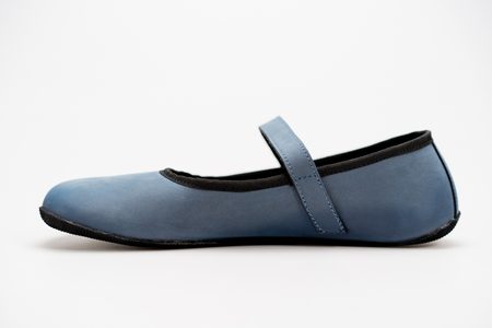 AHINSA SHOES ANANDA BARE BALERÍNKA Blue nubukaAHINSA SHOES ANANDA BARE BALERÍNKA Modrá Nubuk