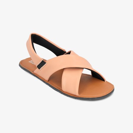 GROUNDIES VERONA WOMEN Apricot | Dámské barefoot sandály