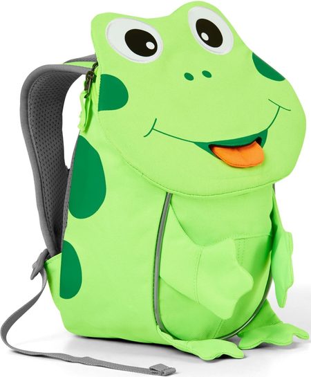 AFFENZAHN DĚTSKÝ BATOH PRO NEJMENŠÍ FROG Neon Green