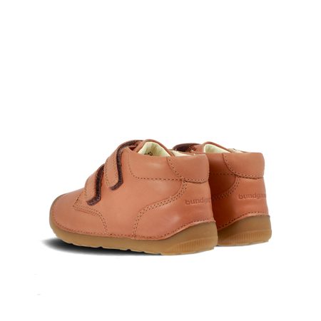 BUNDGAARD PETIT VELCRO Cognac WS | Dětské celoroční barefoot boty