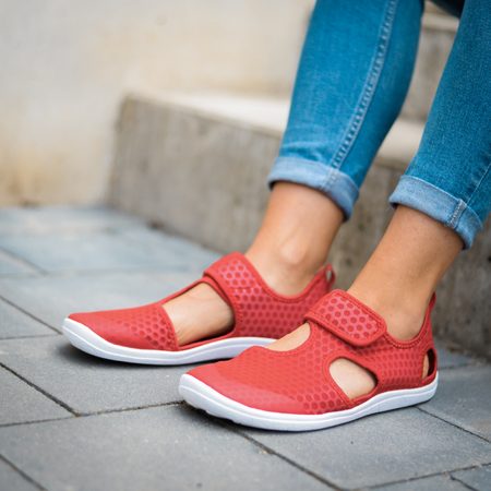 BAREFOOT SANDÁLY REIMA RANTAAN 2.0 VEGAN Reima red 2