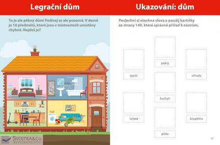 DĚTSKÁ KNIHA MONTESSORI PRVNÍ SLOVA